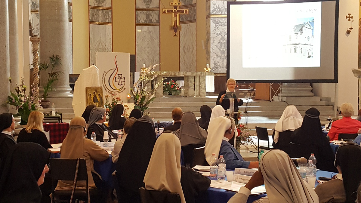 Benedictine Sisters at CIB meetings in Rome