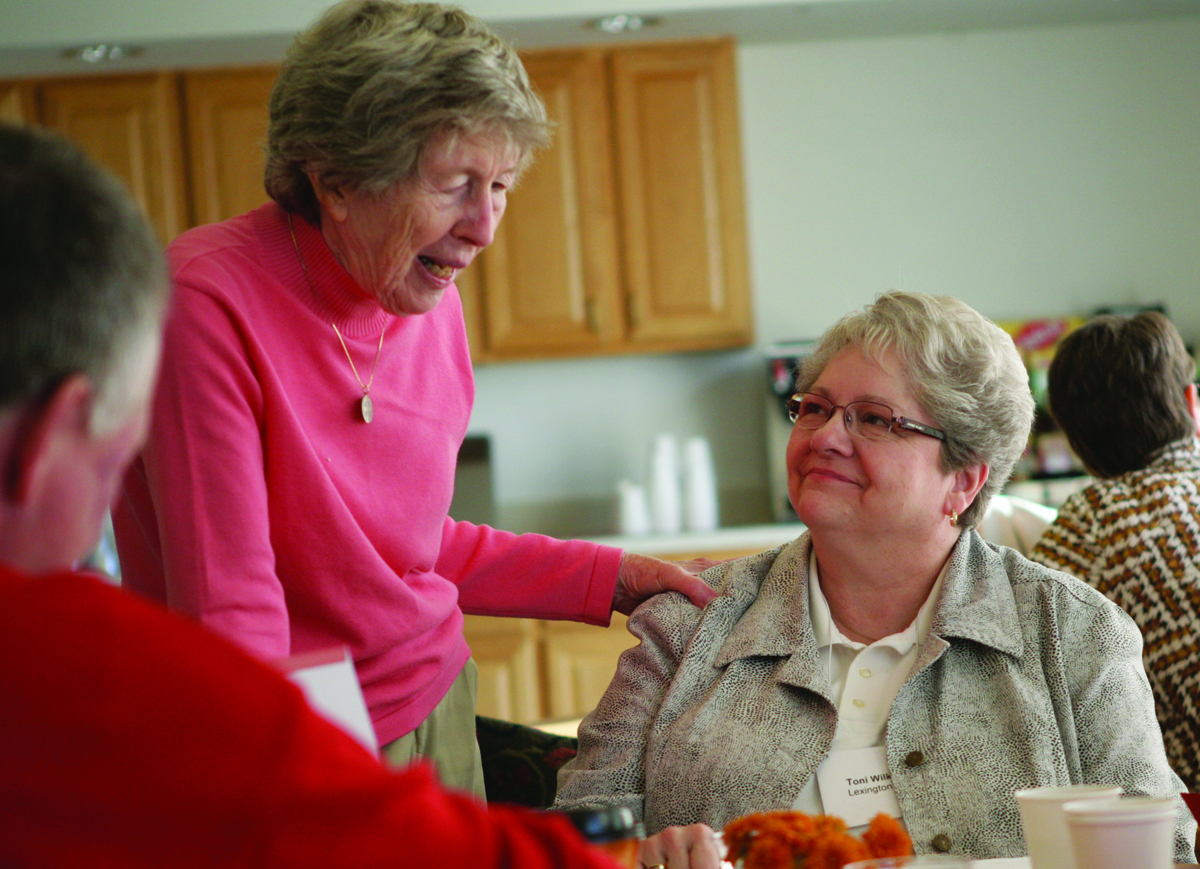 Sr Catherine Cleary with Benedictine Oblates