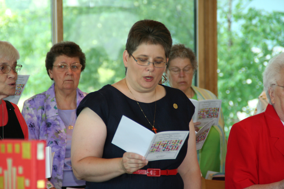 Sister Stefanie makes her final profession.